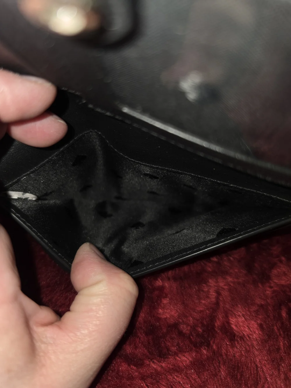 Kate Spade Black Saffiano Snap Wallet